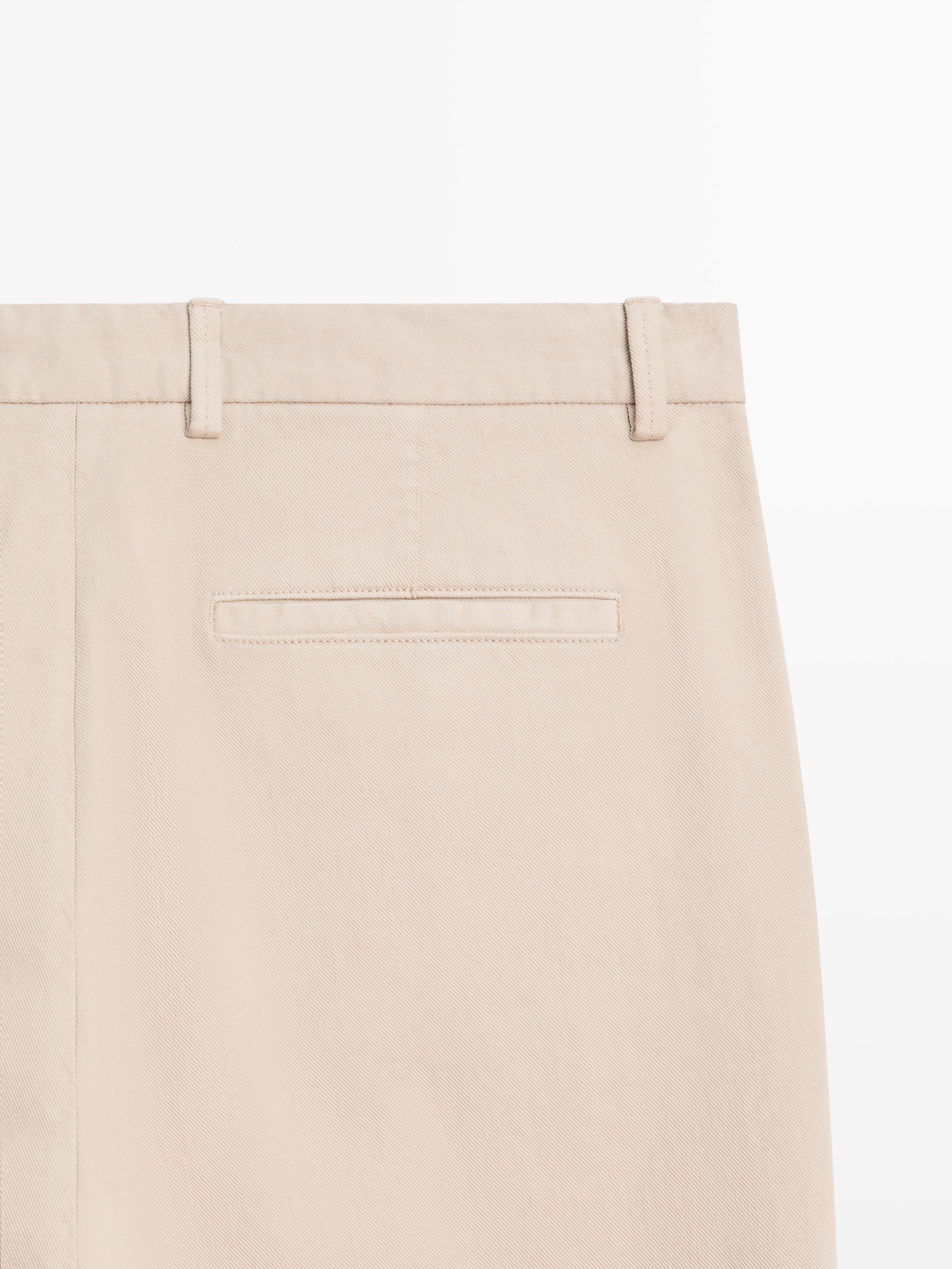 Pantalon serge coton taille élastique